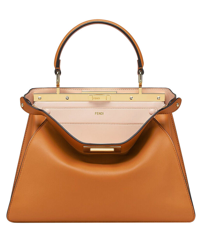 Fendi Peekaboo Iseeu Medium Handbag 8BN321 Brown